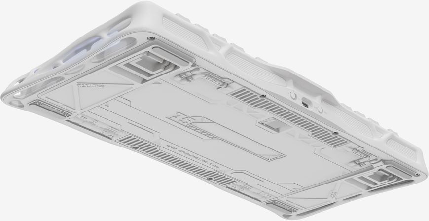 Клавіатура механічна GravaStar Mercury K1 80keys, GravaStar x Kailh Cheery Pink, EN/UKR, BT/WL/USB, білий GSK1_GWHT фото