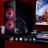 Гарнитура игровая HyperX Cloud Alpha 2, WL/BT/mini-jack/USB-A/USB-C, 0.5 м/1.5 м, чёрная AJ5C7AA фото