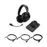 Гарнитура игровая HyperX Cloud Alpha 2, WL/BT/mini-jack/USB-A/USB-C, 0.5 м/1.5 м, чёрная AJ5C7AA фото