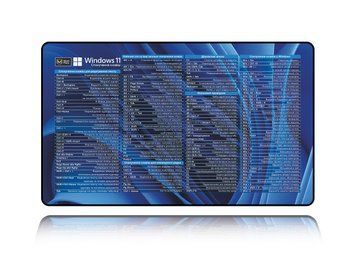 Великий килимок для мишки WorkPlaceShop Поєднання клавіш для Windows Блакитний, 500 х 300 мм 277240967 фото