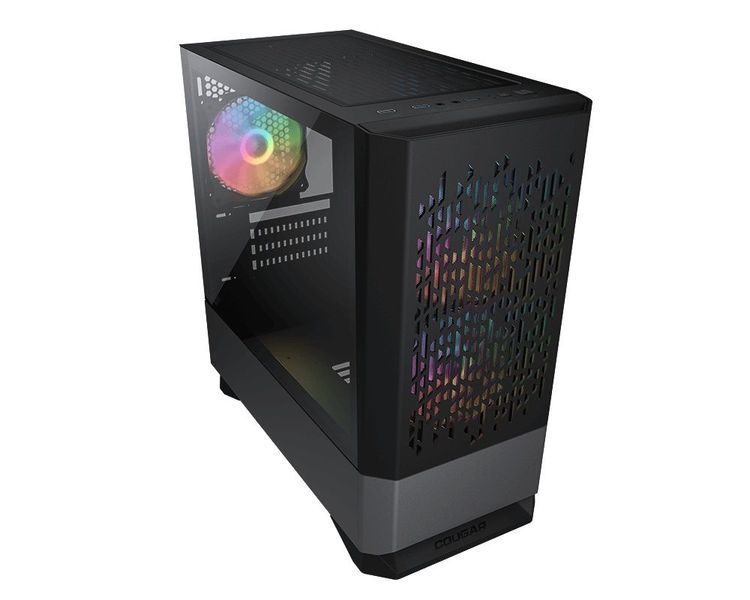 Ігровий корпус Mini Tower Cougar MG140 AIR RGB (Black) SKU MG140 AIR RGB (Black) фото