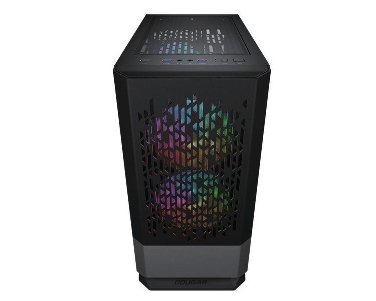 Ігровий корпус Mini Tower Cougar MG140 AIR RGB (Black) SKU MG140 AIR RGB (Black) фото