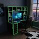 Геймерський стіл ZEUS-Game Viking-4S (1600x850/800 мм) чорно-зелений Vi-4SBL фото 3