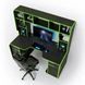 Геймерський стіл ZEUS-Game Viking-4S (1600x850/800 мм) чорно-зелений Vi-4SBL фото 5