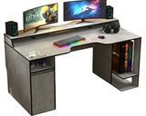 Геймерський стіл Rasin RS-28 бетон-чорний для сучасного loft-сетапу з мінімалістичним виглядом