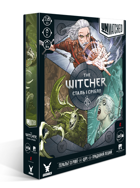 Unmatched: The Witcher. Серебро и сталь (Steel and Silver) GKCH0249 фото