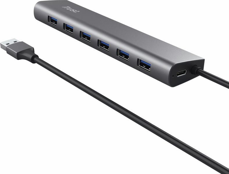 Trust USB-хаб DALYX 7-IN-1 USB-A 3.2 ALUMINIUM 24967_TRUST фото