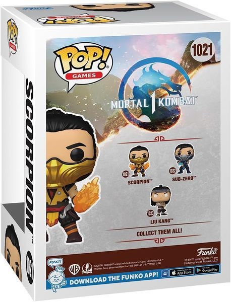 Скорпион - Funko POP Games #1021: Mortal Kombat 1 - Scorpion optfunko128 фото