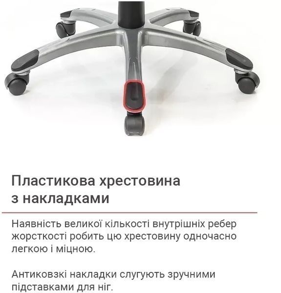 Крісло АКЛАС Вінд PL TILT (Чорний) 9700 фото