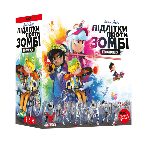 Підлітки проти зомбі (Zombie Teenz Evolution) - 1 ТК (6 шт) GKCH017ZTE фото