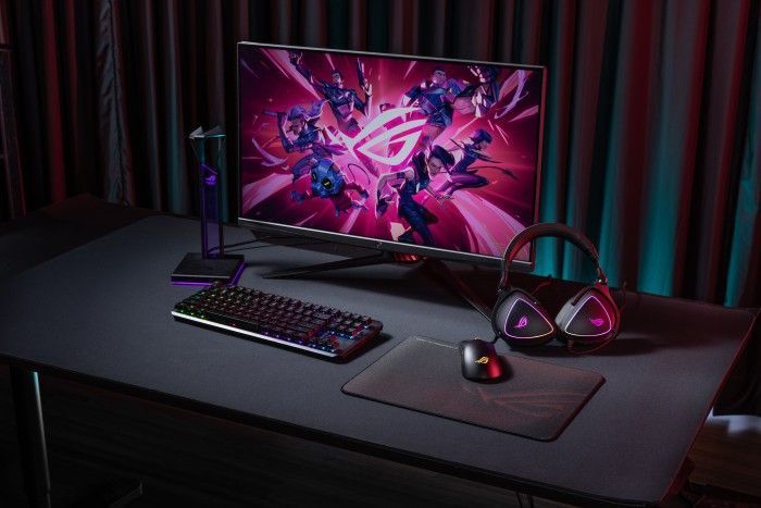 ASUS Ігрова поверхня ROG Scabbard II Black Medium 90MP02H0-BPUA00 фото