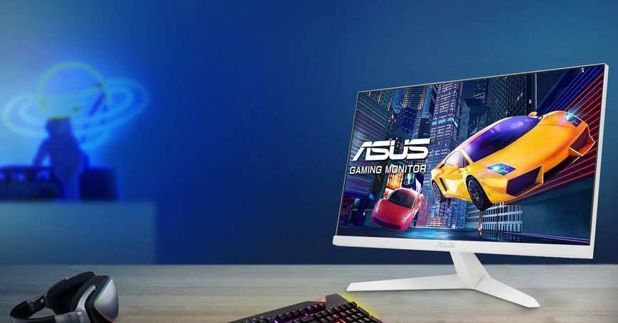 Монітор Asus VY279HF-W 27&Prime; (білий, IPS 100 Гц, 1 мс, AdaptiveSync) 90LM06D2-B02170 фото