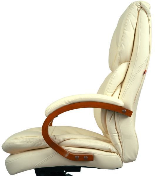 Крісло АКЛАС Флорида EX MB GB-233WW (Шкіра LC-F Beige) 163347 фото