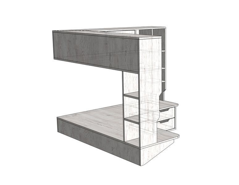 Геймерський стіл без ніжок ZEUS-Game LEVITATE 1400&times;1400 мм чорний LEV-2 фото