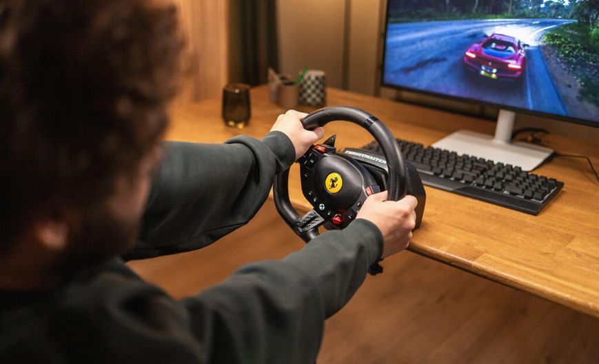 Кермо і педалі Thrustmaster T98-X FERRARI 296 GTS EU, PC/XBOX 4460297 фото