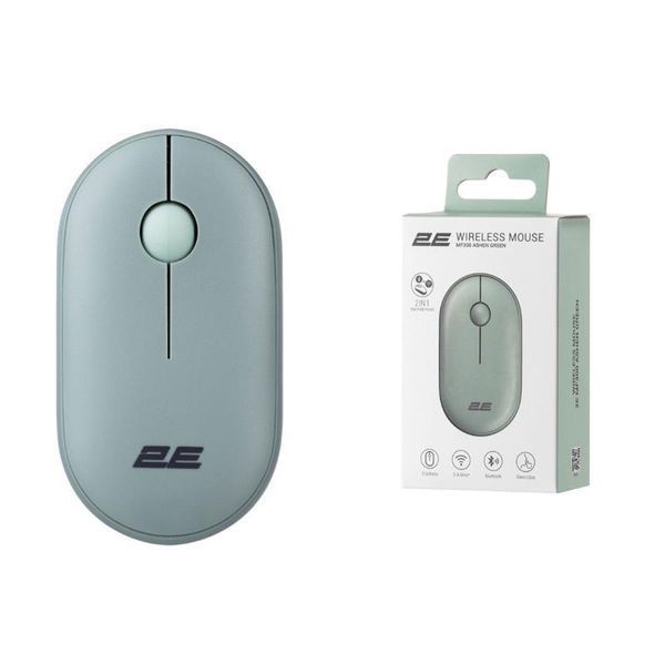 Миша 2E MF300 Silent WL BT Ashen green 2E-MF300WGN фото