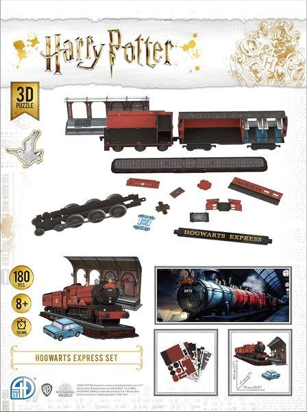 Гоґвортський Експрес Пазл 3D (Hogwarts Express Set 3D puzzle) - 1 ТК (4 шт) opt4dpuz001TK фото