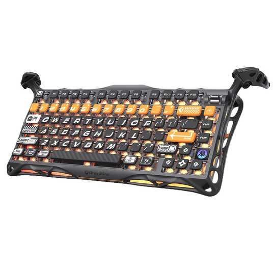 GravaStar Mercury K1 Pro CyberFlare — механічна клавіатура 75% RGB