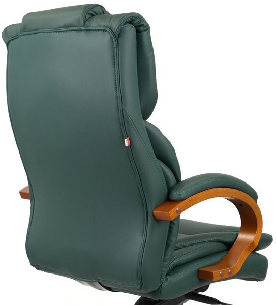 Крісло АКЛАС Флорида EX MB GB-233WW (Шкіра Lux LC Green) 163349 фото