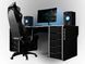 Геймерський стіл ZEUS-Game Viking-1L чорний-білий &mdash; великий gaming desk для сучасного сетапу