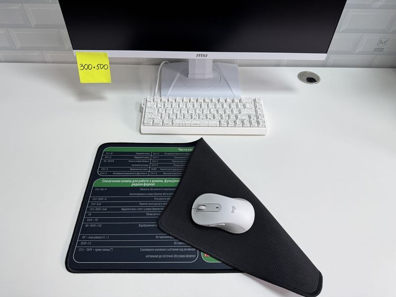 Великий килимок для миші WorkPlaceShop Сполучення клавіш для Excel 28328728 фото
