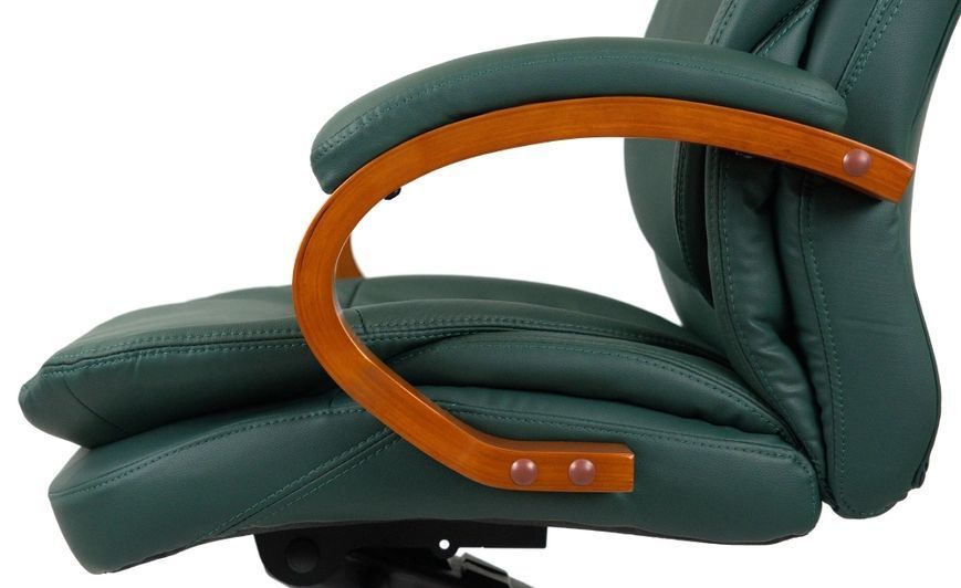 Крісло АКЛАС Флорида EX MB GB-233WW (Шкіра Lux LC Green) 163349 фото
