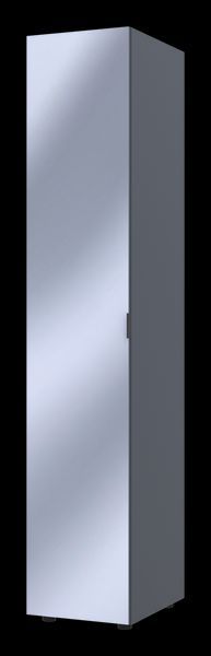 Шкаф для одежды с зеркалом Doros Гелар Графит (44900244) 44900244 фото