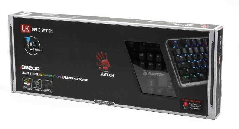 Клавіатура Bloody B820R Bloody (Black) Red SW 1603260 фото