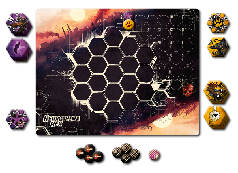 Нейрошима Гекс. Битва: Сталева поліція проти Чудовиськ (Neuroshima Hex: Battle) - копія для клубу та презентацій GKCH0273 фото