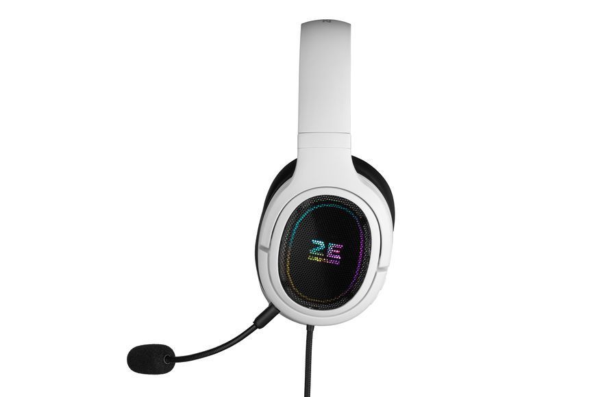 Гарнитура игровая 2E GAMING HG330, 7.1, USB-A, RGB, 2 м, белая 2E-HG330WT-7.1 фото