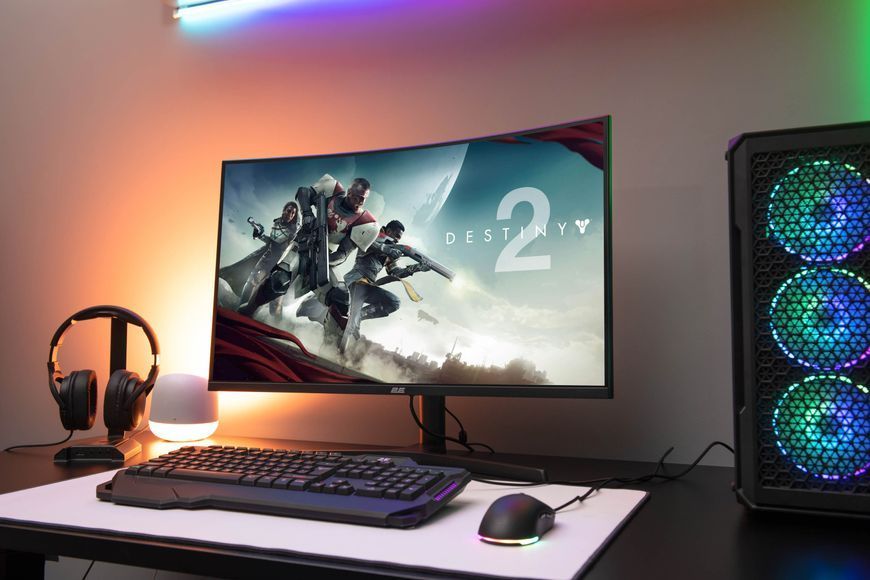 Монітор 2E GAMING 34" G3424B 2xHDMI, DP, VA, 3440x1440, 180Hz, 1ms, NTSC 85%, CURVED, FreeSync, HAS 2E-G3223B-01.UA фото