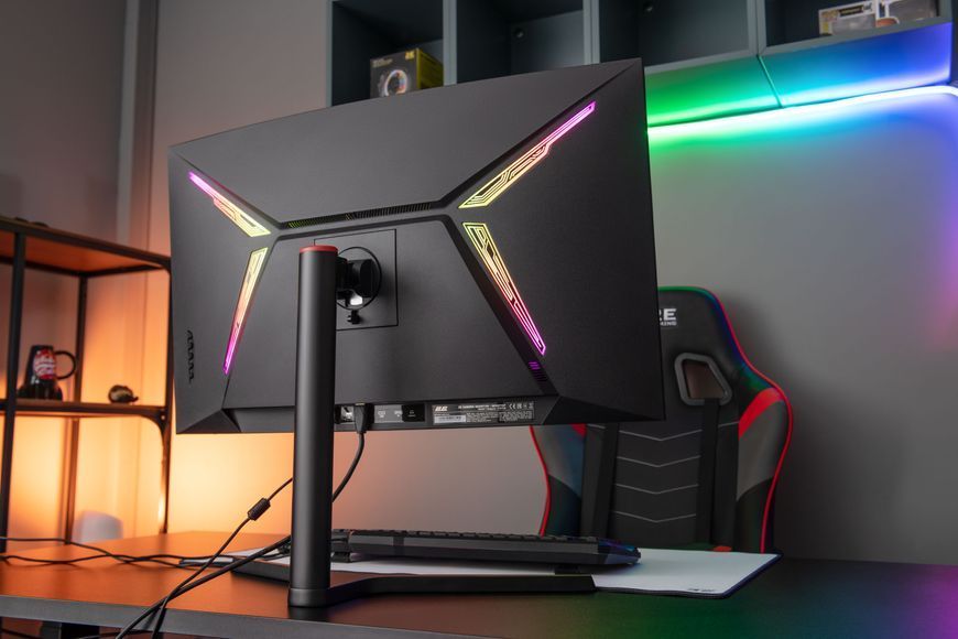 Монітор 2E GAMING 34" G3424B 2xHDMI, DP, VA, 3440x1440, 180Hz, 1ms, NTSC 85%, CURVED, FreeSync, HAS 2E-G3223B-01.UA фото
