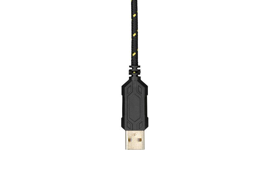 Гарнитура игровая 2E GAMING HG340, 7.1, USB-A, RGB, 2 м, жёлтая 2E-HG340YW-7.1 фото
