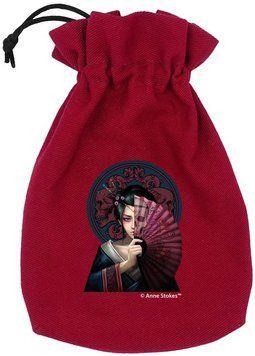 Мешочек Anne Stokes Dice Pouch: Geisha Skull BAST203 фото