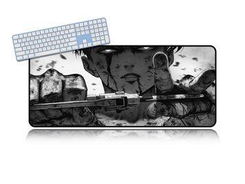 Великий килимок для миші WorkPlaceShop Anime Атака Титанів Леві 263544247 фото