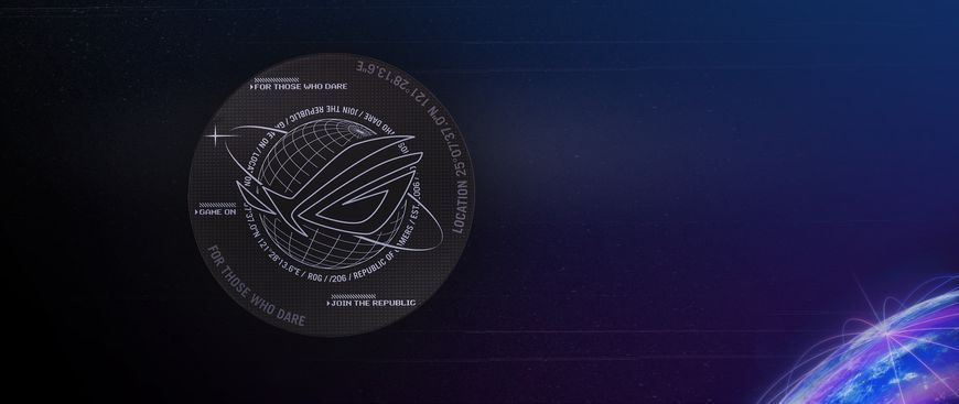 Коврик для крісла ASUS ROG Cosmic Mat, 1170х1170х4мм, чорний 90GC01E0-BGW000 фото