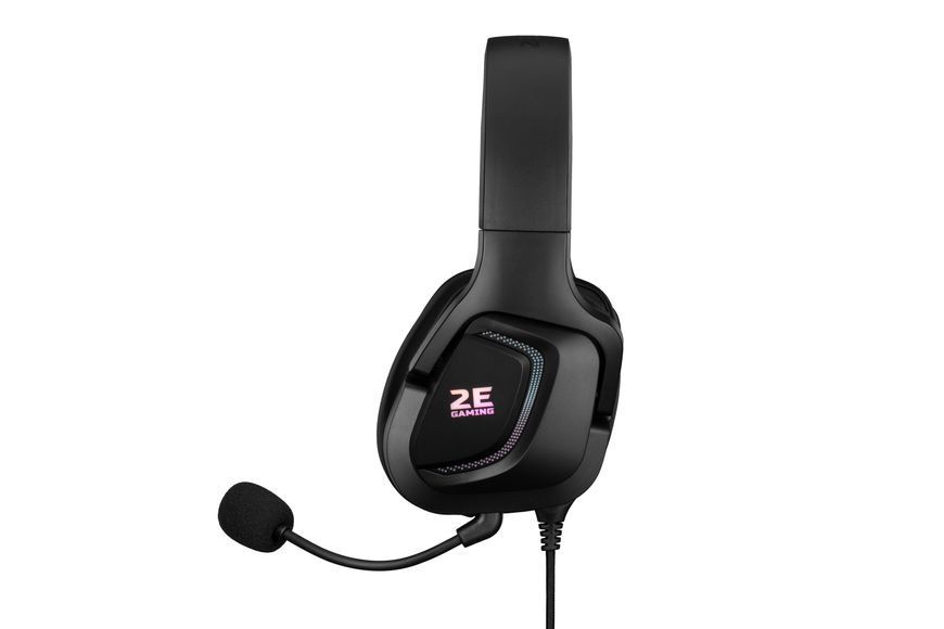 Гарнитура игровая 2E GAMING HG340, 7.1, USB-A, RGB, 2 м, чёрная 2E-HG340BK-7.1 фото