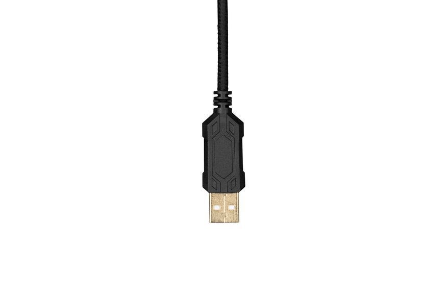 Гарнитура игровая 2E GAMING HG340, 7.1, USB-A, RGB, 2 м, чёрная 2E-HG340BK-7.1 фото