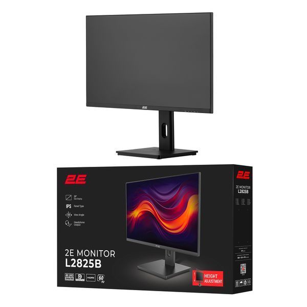 Монітор 2E 31.5" L3224B 2xHDMI, DP, VA, 3840x2160, MM 2E-L2825B-01.UA фото