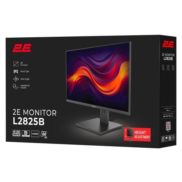 Монітор 2E 31.5" L3224B 2xHDMI, DP, VA, 3840x2160, MM 2E-L2825B-01.UA фото