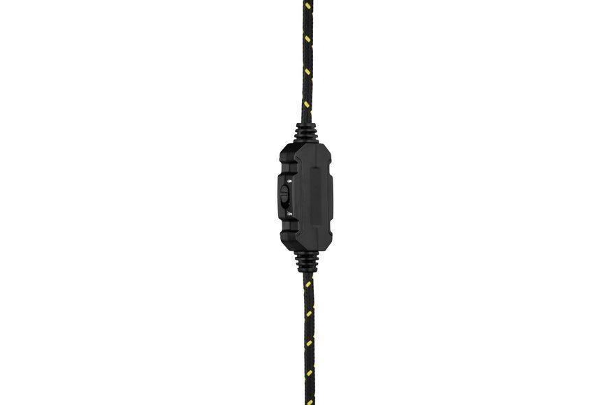 Гарнитура игровая 2E GAMING HG340, mini-jack/dual 3.5 мм, RGB, 2 м, жёлтая 2E-HG340YW фото