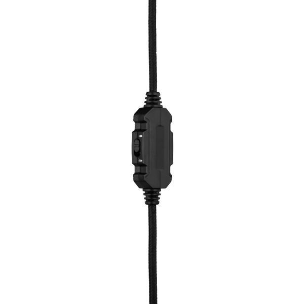 Гарнитура игровая 2E GAMING HG340, mini-jack/dual 3.5 мм, RGB, 2 м, чёрная 2E-HG340BK фото