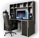 Геймерський стіл ZEUS-Game Viking-4M (1800x850/800 мм) чорно-білий Vi-4MBW фото