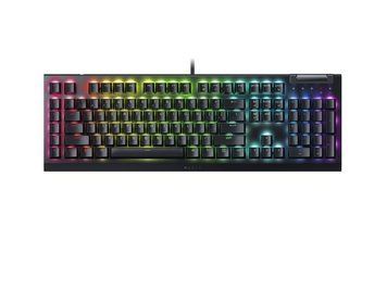 Клавіатура механічна Razer BlackWidow V4 X, 110key, Yellow Switch, USB-A, EN/RU, RGB, чорний RZ03-04702500-R3R1 фото