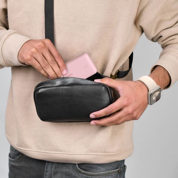 Акумулятор портативний літій-іонний Power Bank Belkin 10000мА&middot;год, 20Вт, з інтегрованим кабелем USB-C, рожевий BPB021HQPK фото