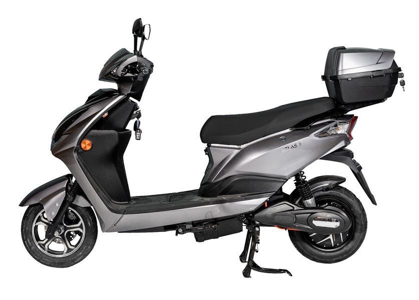 Електроскутер Atlas Pegas box 1500W Сірий 2323747164 фото