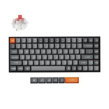 Клавіатура механічна Keychron K2 Max 84Key, K Super Red, WL/BT/USB-A, Hot-Swap, QMK, EN/UKR, RGB, чорний K2M-J1-UA фото