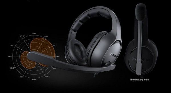 Гарнитура проводная игровая Cougar HX330 Black/Orange 1605004 фото