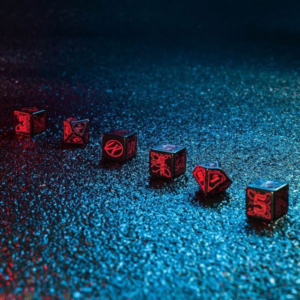 Набір кубиків Cyberpunk Red: Night City Essential Set (6) SCPE01 фото