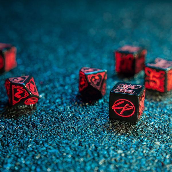 Набір кубиків Cyberpunk Red: Night City Essential Set (6) SCPE01 фото